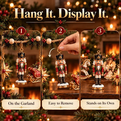 🎄 7-Piece Vintage-Style Christmas Garland Set | With Detachable 3D Ornaments