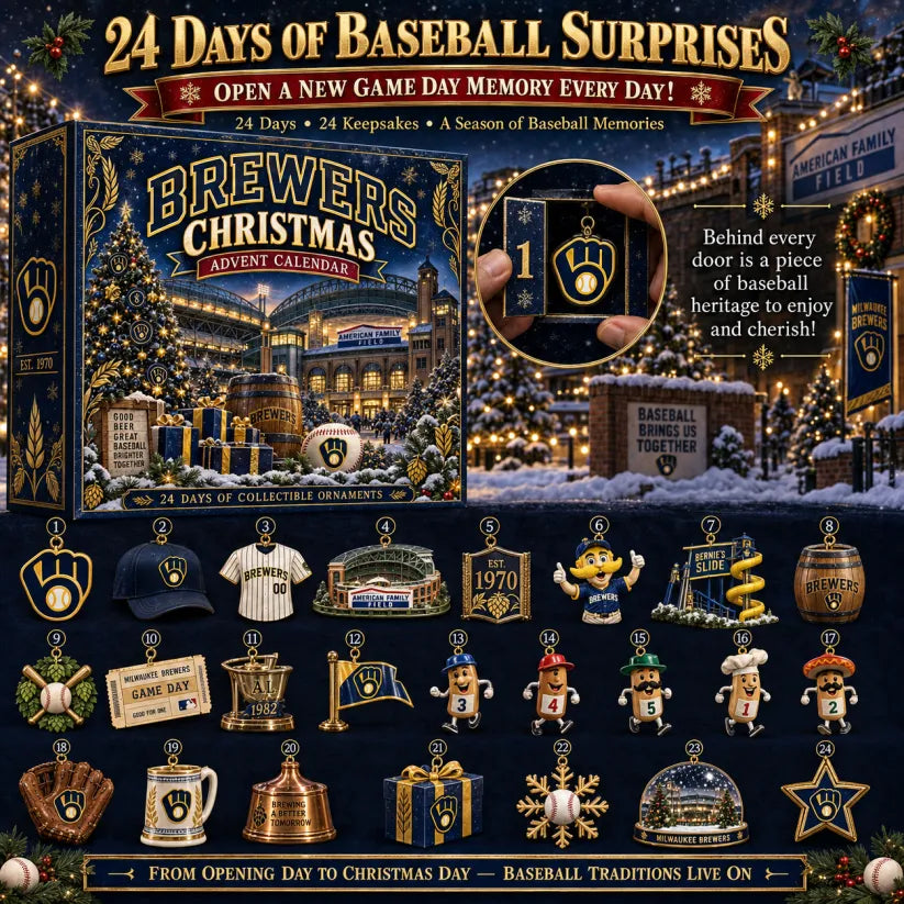🎄 Brew Crew! Baseball Christmas Advent Calendar