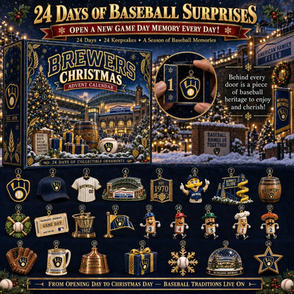 🎄 Brew Crew! Baseball Christmas Advent Calendar