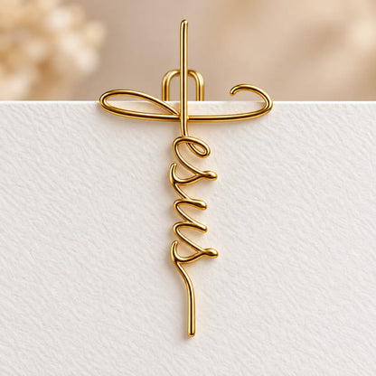 ✝️Faith-Inspired Gold Paper Clips — Meaningful Christian Bookmarks❤️