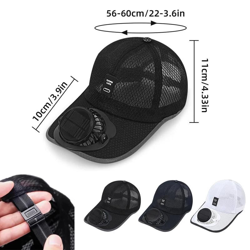 🔥 Beat the Heat Hands-Free — Stay Cool Under the Sun 🧢