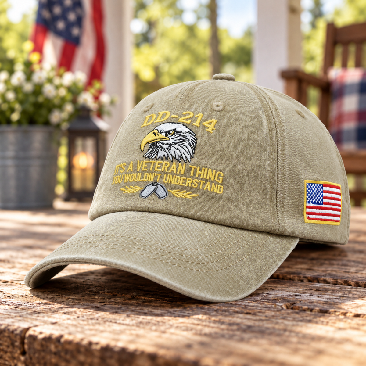 🔥 50% OFF — Handmade DD-214 Veteran Honor Embroidered Cap 🇺🇸 | Buy 2, Get Free Shipping
