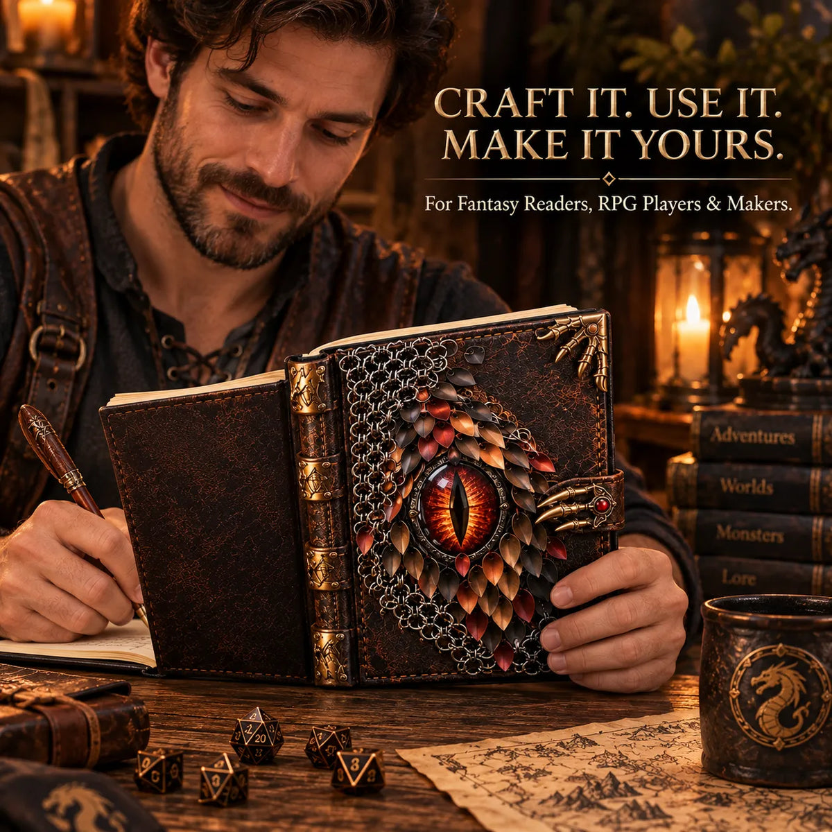 🔥😍Dragon Eye Grimoire Cover DIY Kit