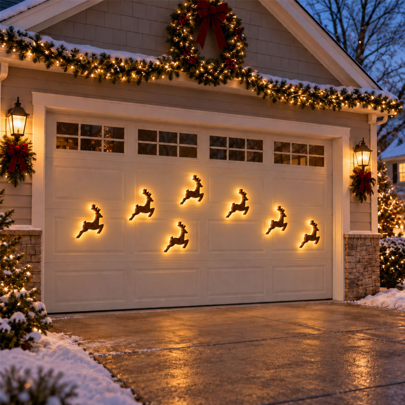 Christmas LED Wall Decorations - festive light-up wall display