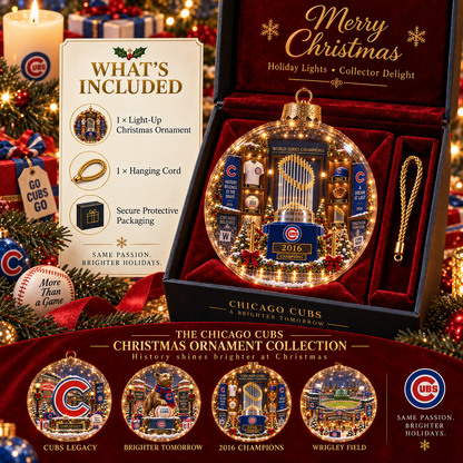 ⚾ Fly the W Light-Up Baseball Christmas Ornament | 8 Styles – 14