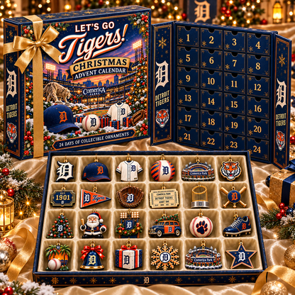 🎄 Let’s Go Tigers! Baseball Christmas Advent Calendar