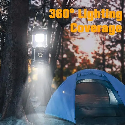 🔦 Foldable LED Emergency Lantern – Solar & USB-C Rechargeable, 4 Lighting Modes