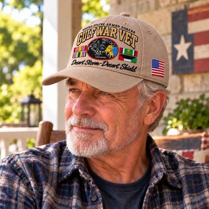 🇺🇸 Gulf War Veteran Tribute Cap – Operation Desert Storm 1990–1991