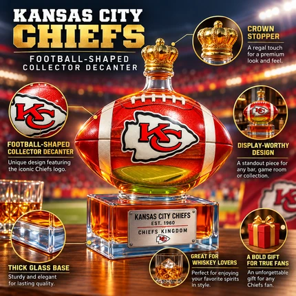 🏈👑 Football Crown Collector Bottle – A Tribute to the Team You’ve Stood By Season After Season
