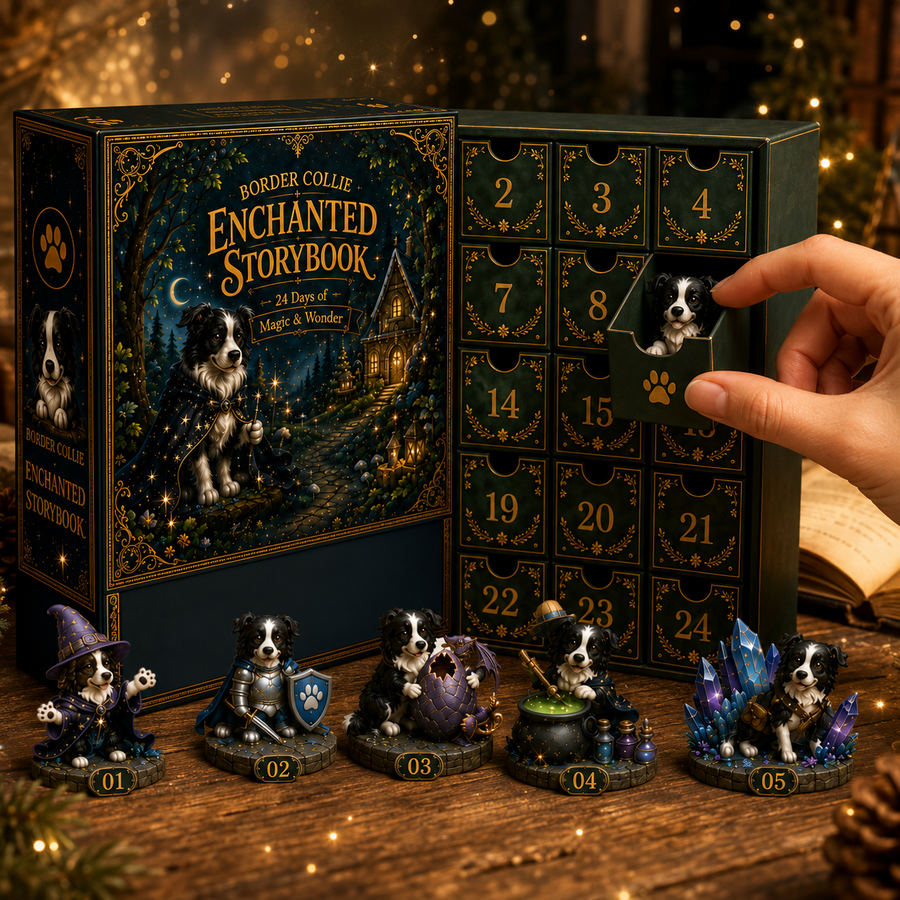 Border Collie Enchanted Advent Calendar