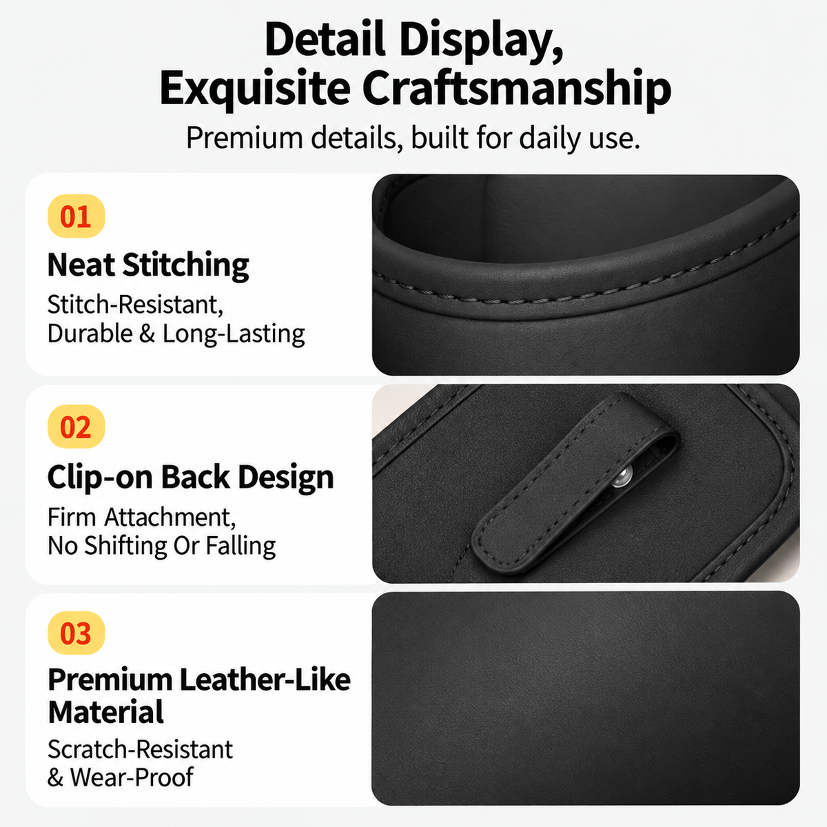 Universal Car Cup Holder Organizer Pouch