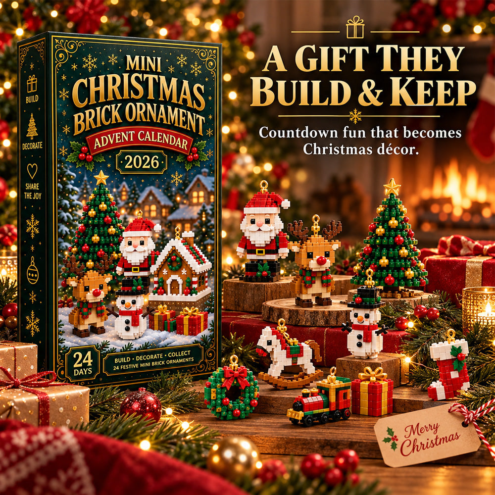 ⏳ 🎄 24-Day Mini Christmas Ornament Advent Calendar 🧱