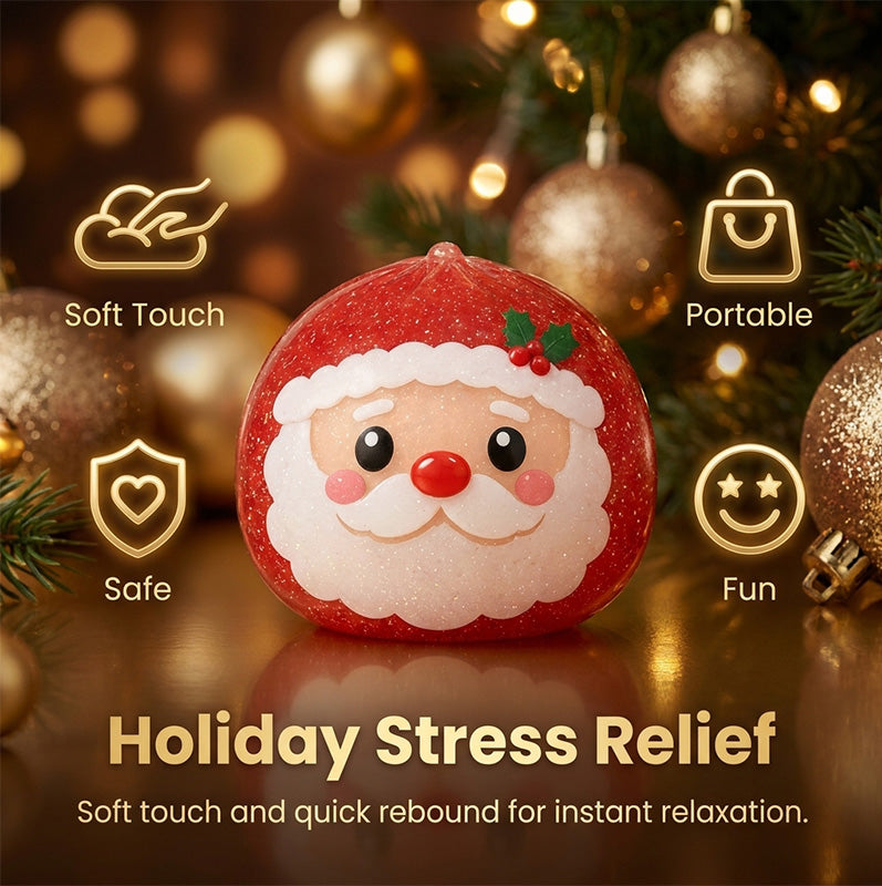 🎁Christmas Baozi Glitter Jelly Stress Relief Squishy Toy