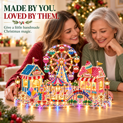 3D LED Christmas Diamond Art DIY Kit