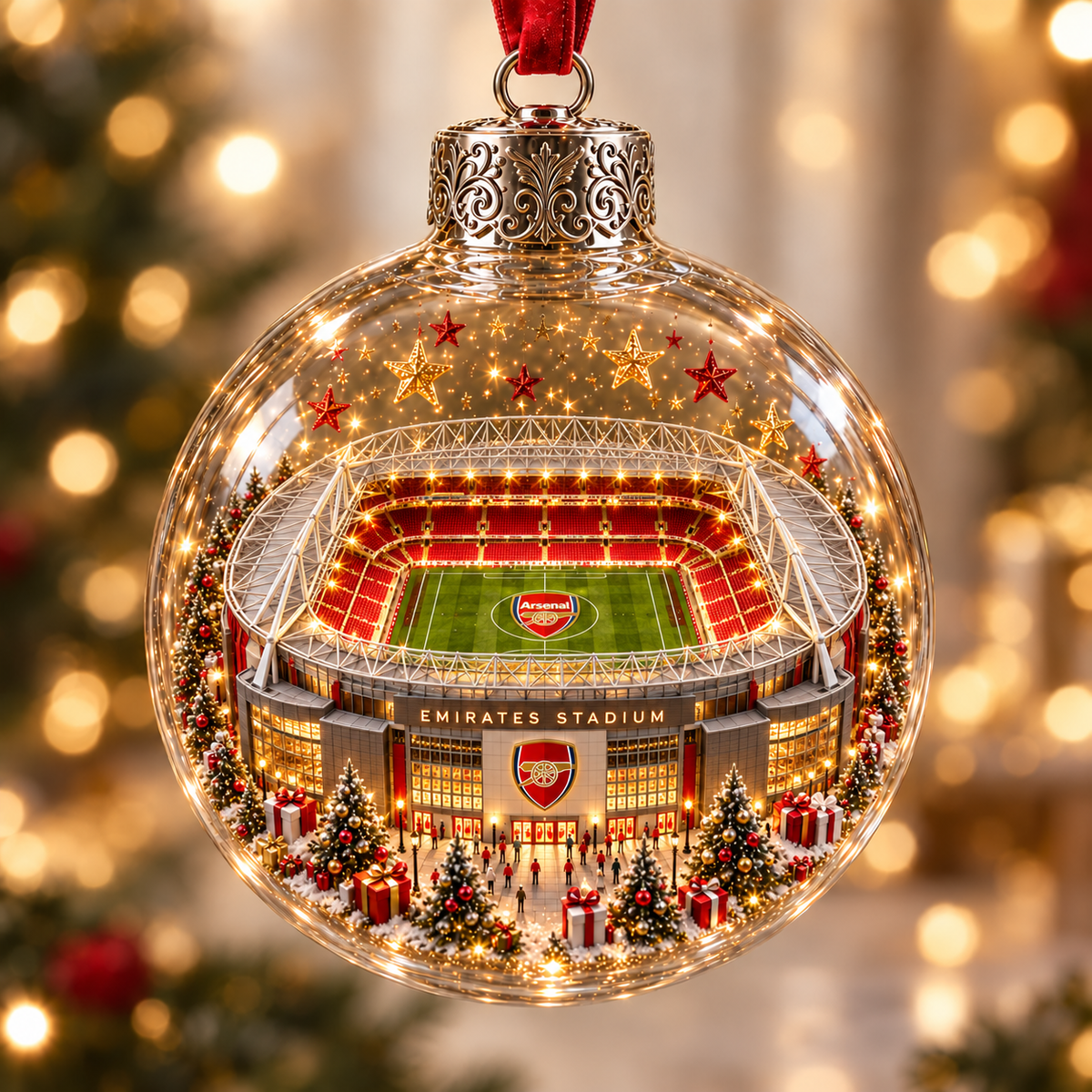 ⚽ Light-Up Football Stadium Christmas Ornament | 20 Styles – 7