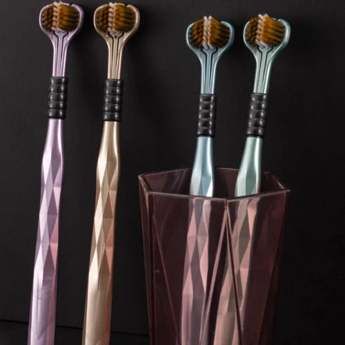 🔥Three head toothbrush