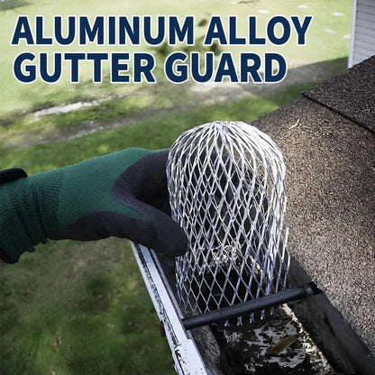 🍂 Aluminum Gutter Guard Filter – Anti-Clog Downspout Leaf & Debris Catcher