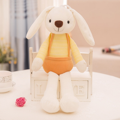 🐰 Personalized Handmade Bunny Plush with Custom Text – Soft Keepsake Gift for Baby & Newborn 🎁