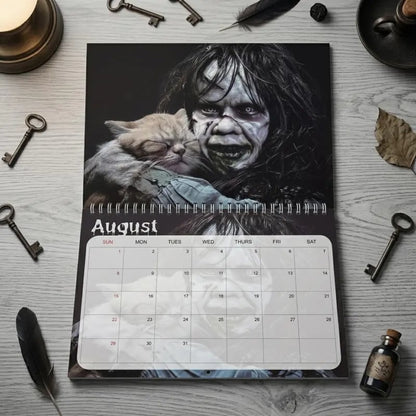 ⏳ Last day to save 50%👻2027 Whimsical Cat 12-Month Wall Monthly Planner Calendar