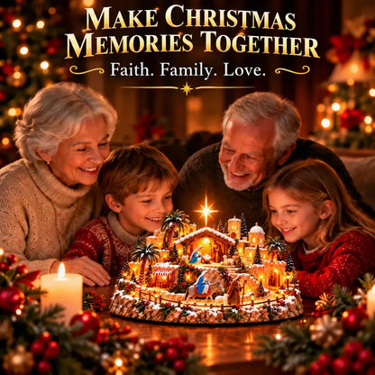 ✨Last Day 49% OFF🌟🎄'Journey of the Star of Bethlehem™' Illuminated Village