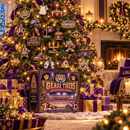 🎄 GEAUX TIGERS! Football Christmas Advent Calendar
