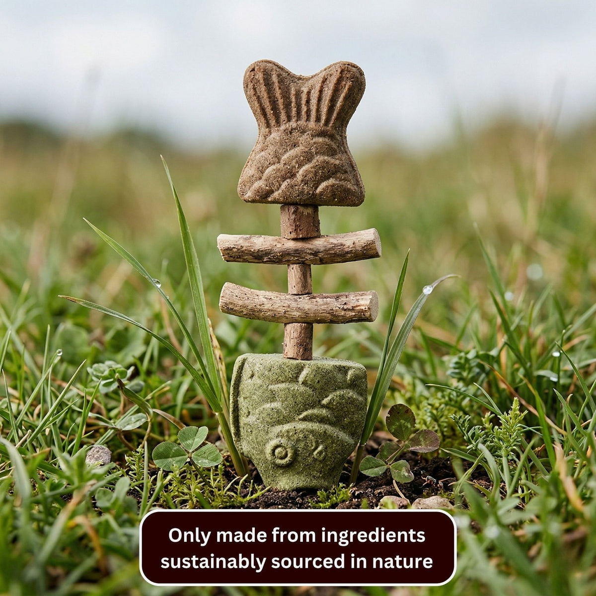 🐟😻 Realistic Grilled Fishbone Cat Toy – Catnip & Silvervine Dental Chew Stick 🐾🐱