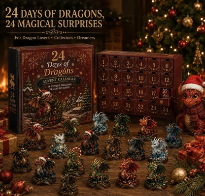 🐉💥 24 Days of Dragons Advent Calendar – 24 Unique Dragons, 24 Magical Christmas Surprises 🎄✨