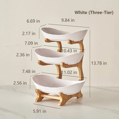🍓2-Tier / 3-Tier Vertical Fruit Storage Rack (Includes Stand）: Easy Access & More Space for Your Kitchen