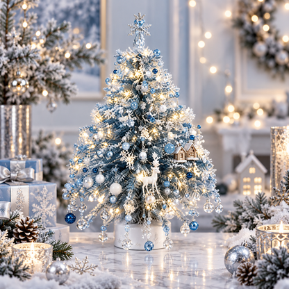 🎄✨ DIY Beaded Christmas Tree Craft Kit – Handmade Light-Up Holiday Decor