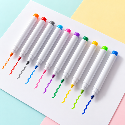 🎨 Reusable Acrylic LED Writing & Drawing Board – 7 Color Pens Included