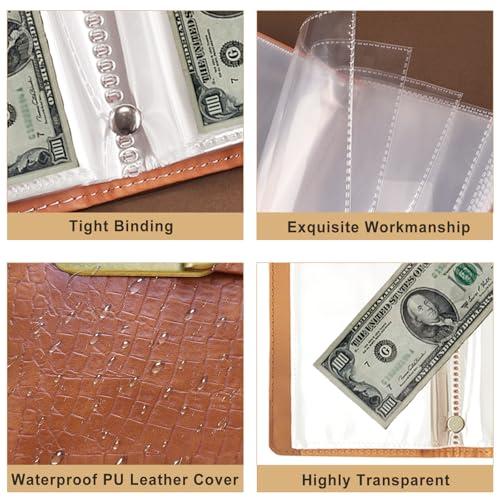 🎁🎅50% OFF!!!-Ready for Christmas!🎄PU Leather Binder Savings Notebook with 3-Digit Resettable Password Lock✉️💸Large Capacity Storage for Money & Important Items