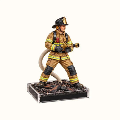 🚒 Firefighter Humidifier – Creative Fire Hose Mist Diffuser & Light-Up Desktop Decor 💨