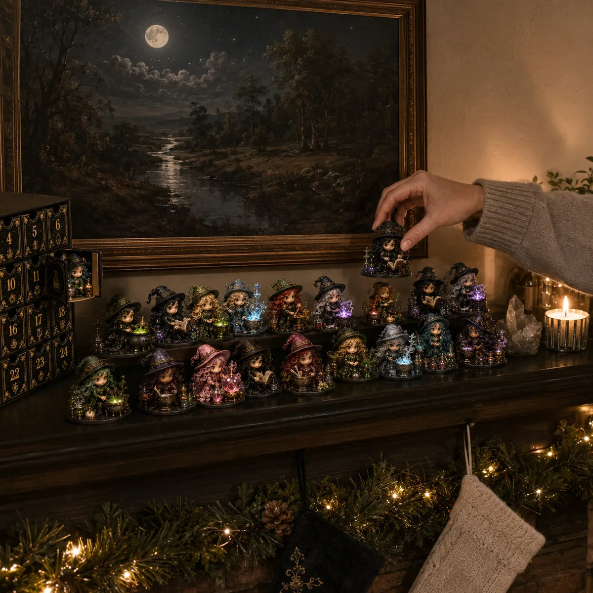 🧙‍♀️TODAY ONLY 50% OFF – Witch Advent Calendar | 24 Days of Magical Witchy Surprises | Limited Edition Collectible Mini Figures✨