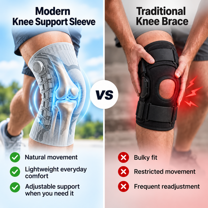 🦵 Adjustable Knee Support Brace – Customizable Fit for Everyday Comfort ✨