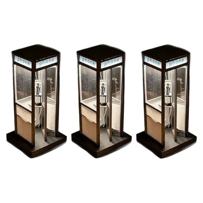 ☎️✨ Vintage Telephone Booth Night Lamp – Cozy Decorative Table Light for Home & Gifts