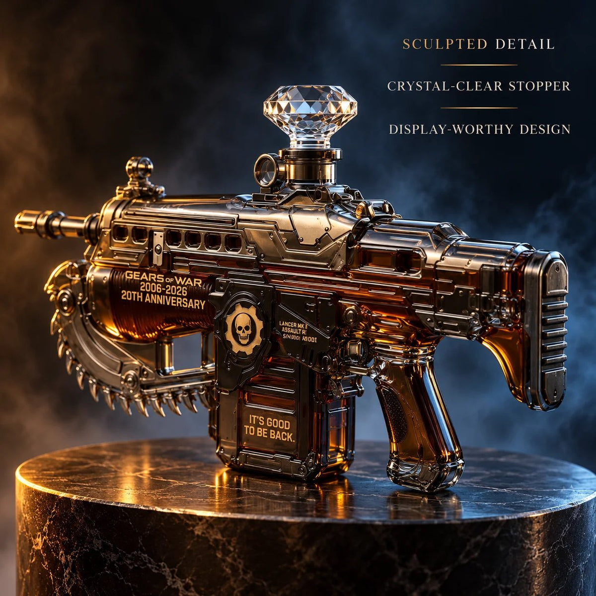 Gears of War 2006–2026 20th Anniversary Whiskey Bottle