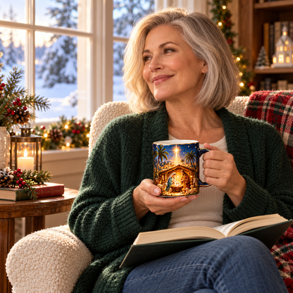 ✝️✨Nativity Scene Heat-Sensitive Mug | Christian Christmas Gift🎁