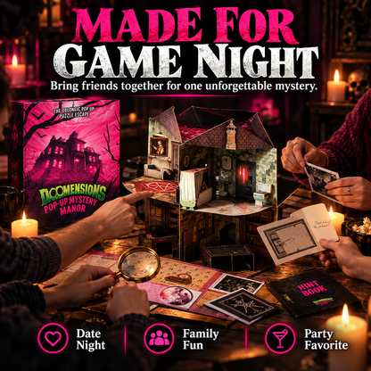🔎 3D Pop-Up Mystery Manor – Immersive Murder Mystery Investigation Game