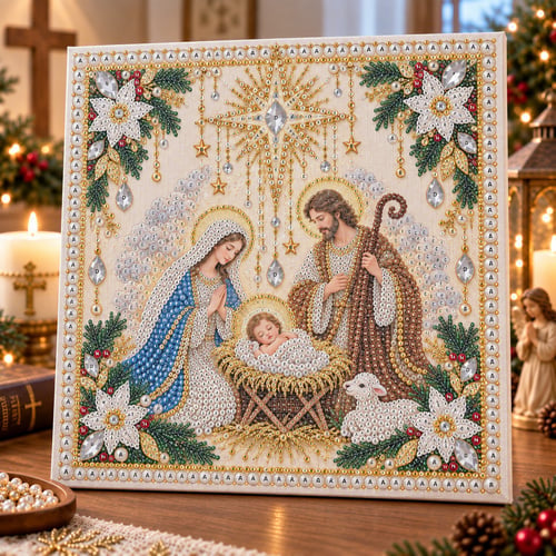 🙏✝️DIY Christian Pearl Artwork Kit