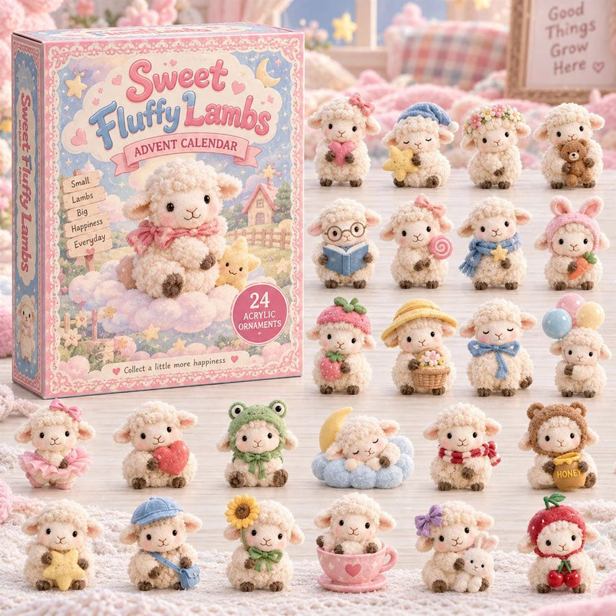 🔥 HOT SALE – 50% OFF! 🎄 Sweet Fluffy Lambs Advent Calendar 2026 – 24 Days of Festive Surprises 🐑
