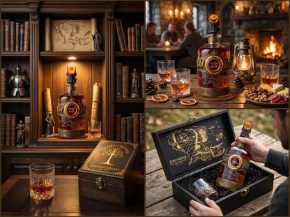 🧙 Fellowship-Inspired 25th Anniversary Fantasy Whiskey Decanter