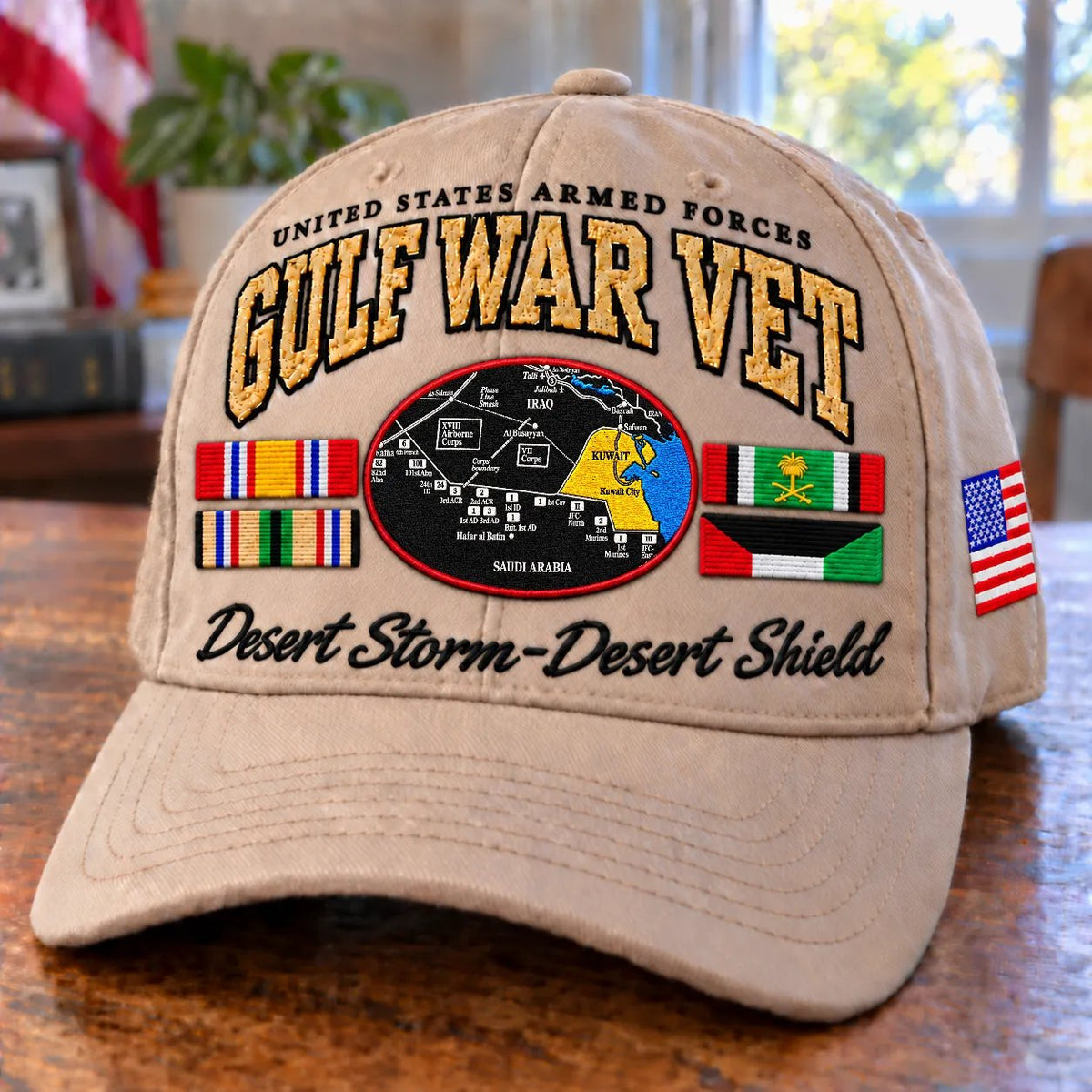🏆 Last Day 49% OFF! - 🏜️Gulf War Veteran Tribute Cap