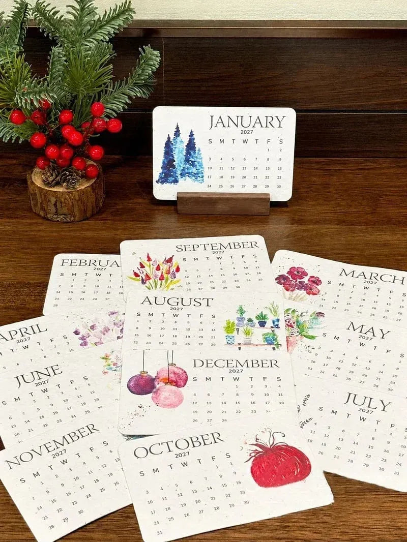 ✨⏳ Last Day Promotion🌱Eco-Friendly Plantable ''Timeless'' Seed Calendar 2027