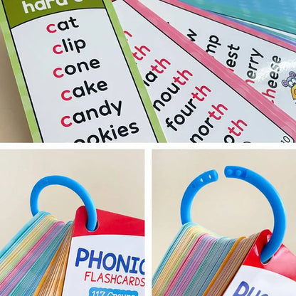 🌟 Phonics Flash Cards – 117 Sound Families & 900+ Rhyming Words for Early Reading