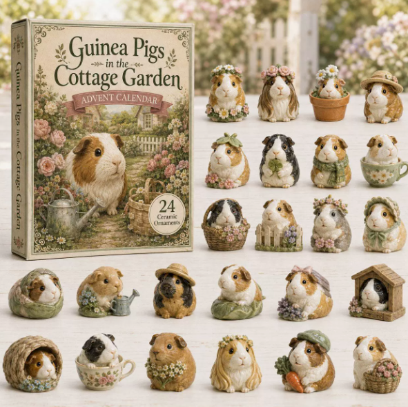 🔥 TODAY ONLY: 50% OFF – 2026 Guinea Pig Christmas Advent Calendar | 24 Days of Adorable Festive Surprises & Acrylic Ornament Blind Box Gift