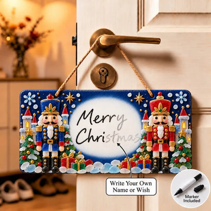 🎄✨ DIY Sea Glass Christmas Hanging Sign Kit – 8 Festive Designs & Personalized Holiday Decor ✍️