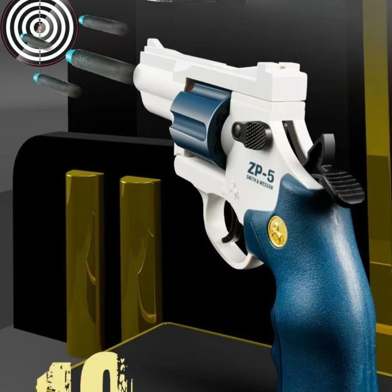 🎯 Realistic Toy Dart Revolver – Dart Blaster for Target Practice & Play ✨