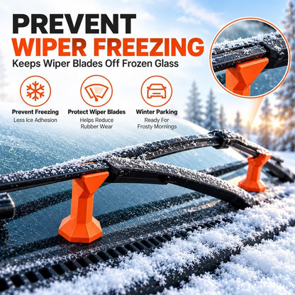 2 Pack Windshield Wiper Anti-Freeze Stands – 3D Printed PLA Wiper Protectors