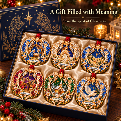 Wings of Faith – Christian Christmas Ornaments in 6 Inspirational Designs