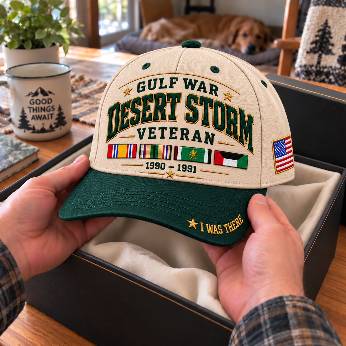 🎖️ Gulf War Desert Storm 1990–1991 Veteran I Was There Baseball Cap